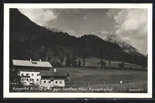 AK Scheffau am Wilden Kaiser, Alpengasthof Bärnstatt