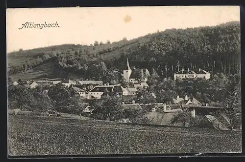 AK Altlengbach, Panorama mit Kirche