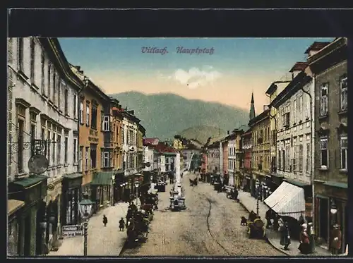 AK Villach, Blick auf den Hauptplatz