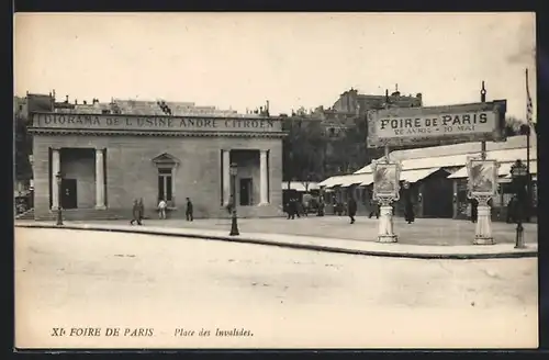 AK Paris, Foire de Paris, Place des Invalides