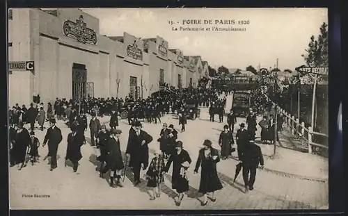 AK Paris, Foire de Paris 1926, La Partumerie et l`Ameublement
