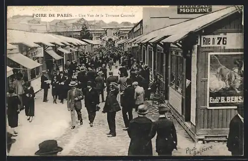 AK Paris, Foire de Paris, Une Vue de la Terrasse Centrale