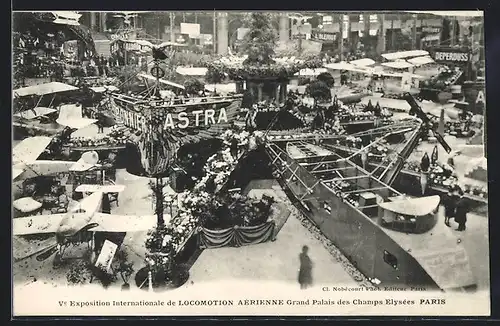 AK Paris, Exposition Internationale de Locomotion Aérienne Grand Palais des Champs Elysées