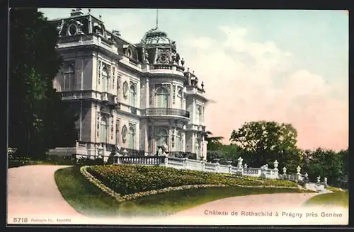 AK Prégny près Genève, Château de Rothschild