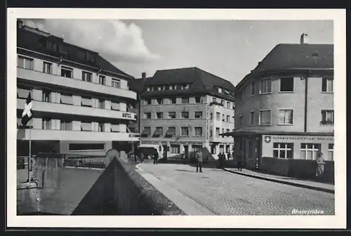 AK Rheinfelden, Partie am Hotel-Restaurant Storchen