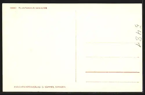 AK Samaden, Blick auf Plantahaus