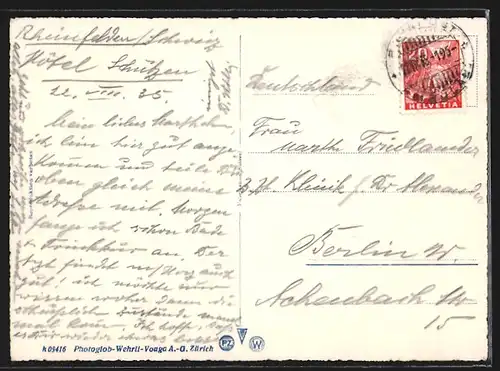 AK Rheinfelden, Hotel-Solbad Schützen