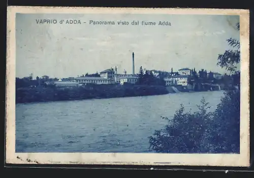 AK Vaprio d`Adda, Panorama visto dal fiume Adda