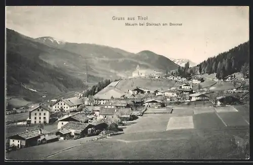 AK Mauer bei Steinach, Ortsansicht mit Brenner