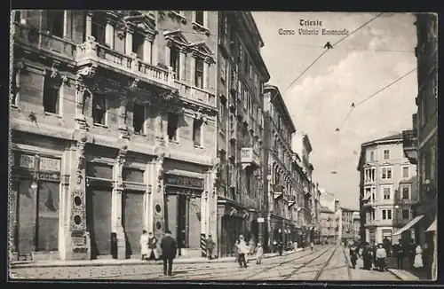 AK Trieste, Corso Vittorio Emanuele