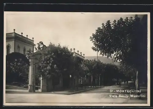 AK Montecatini, Viale Benito Mussolini