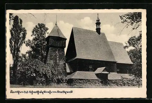 AK Leuthen, Partie an der Kirche