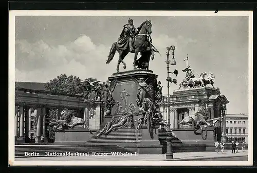 AK Berlin, Nationaldenkmal Kaiser Wilhelm I.