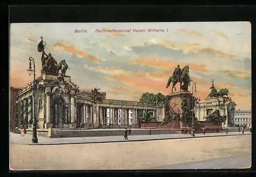 AK Berlin, Nationaldenkmal Kaiser Wilhelm I.