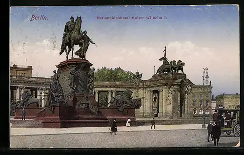 AK Berlin, Nationaldenkmal Kaiser Wilhelm I.
