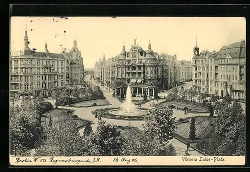 AK Berlin-Schöneberg, Am Viktoria Luise-Platz