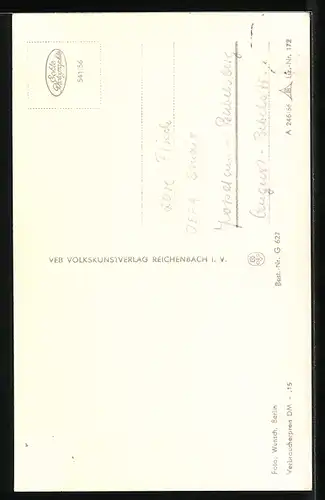 AK Schauspielerin Lore Frisch in weisser Bluse, mit original Autograph