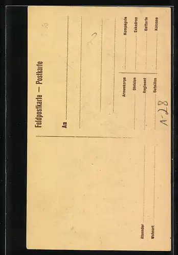 AK Bismarck, Portrait mit Pickelhelm