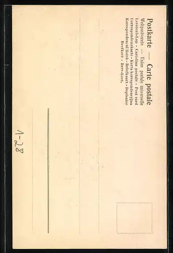 Künstler-AK Portrait Otto von Bismarck