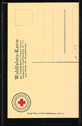 AK Paul von Hindenburg als General in Uniform mit Orden