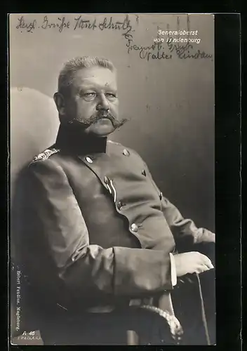 AK Generalfeldmarschall Paul von Hindenburg