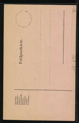 Künstler-AK Handgemalt: Ritter in Rüstung und mit Schwert