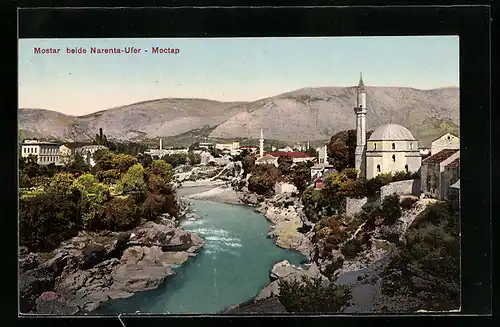 AK Mostar, Partie am Narentar Ufer