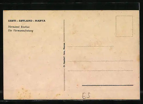 AK Narva, Hermanni kindlus, Hermannsfestung