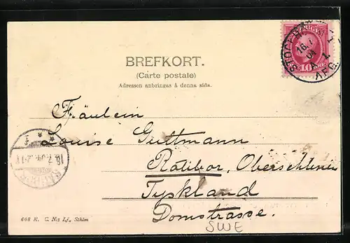 AK Ramsele, Utsikt öfver Ramsele, Prostgard och Faxelfven