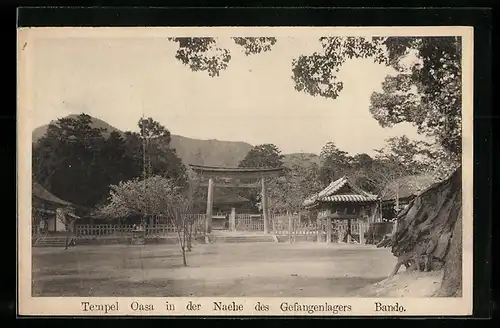 AK Bando, Tempel Oasa in der Nähe des Gefangenenlagers