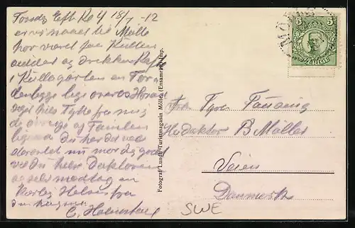 AK Kullen, Mölle, kleine Boote am Ufer