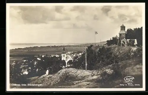 AK Gränna, Gränna fran Stadsberget