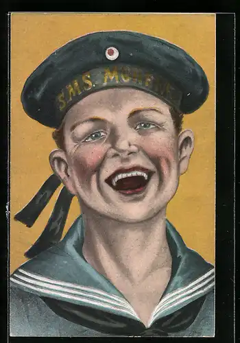 AK Matrose in Uniform mit Mützenband