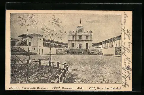 AK Lodz, Kalischer Bahnhof