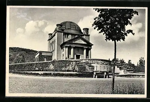 AK Brüx, Blick auf Krematorium