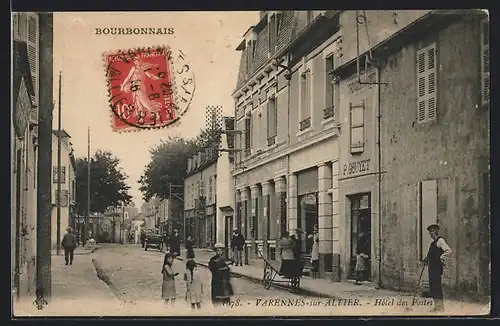 AK Varennes-sur-Allier, Hotel des Postes