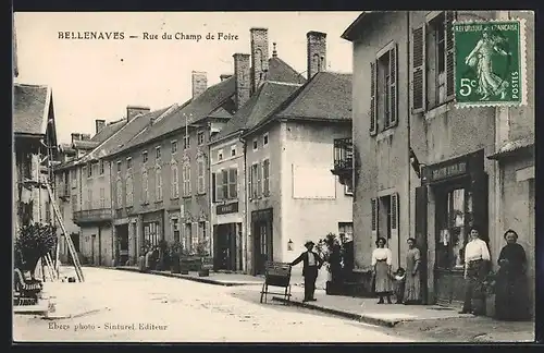 AK Bellenaves, Rue du Champ de Foire