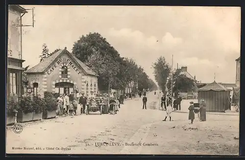 AK Lurcy-Lévy, Boulevard Gambetta, Cafe du Chalet