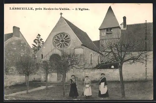 AK Labbeville, près Nesles-la-Vallée, L`Eglise