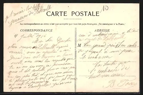 AK Labbeville, près Nesles-la-Vallée, L`Eglise