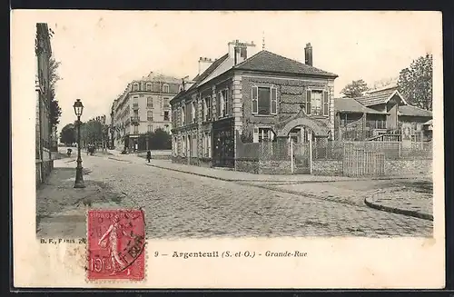 AK Argenteuil, Grande-Rue