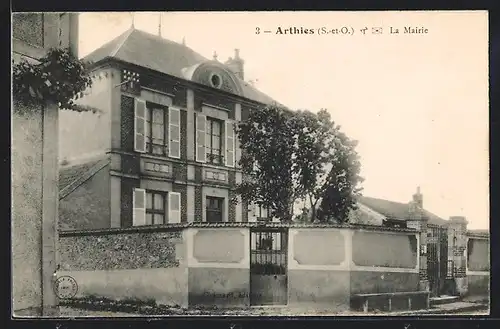 AK Arthies, La Mairie