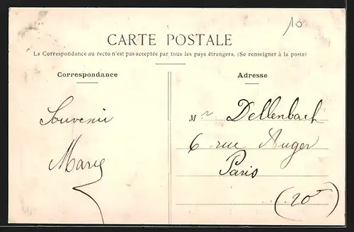 AK Montmorency, Ruine de Grétry dans la forêt