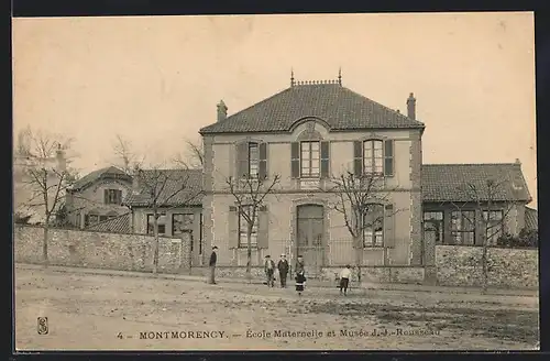 AK Montmorency, École Maternelle et Musée