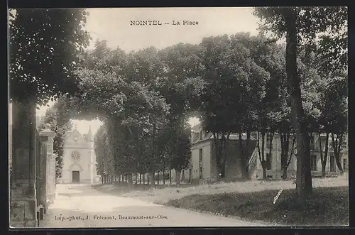 AK Nointel, La Place mit Bäumen