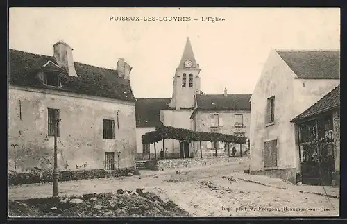 AK Puiseux-les-Louvres, L`Eglise