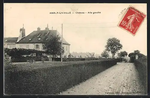 AK Marly-La-Ville, Château, Aile gauche