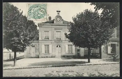 AK Méry, La Mairie