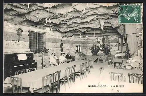 AK Butry-Plage, Les Grottes