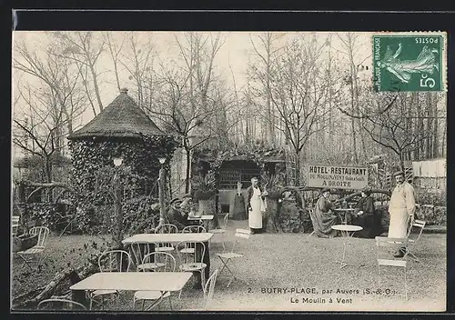 AK Butry-Plage, Le Moulin à Vent